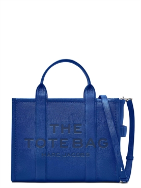 Marc Jacobs The Leather Medium Tote Bag, Cobalt  